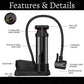 Portable Foot Air Pump With Pressure Gauge