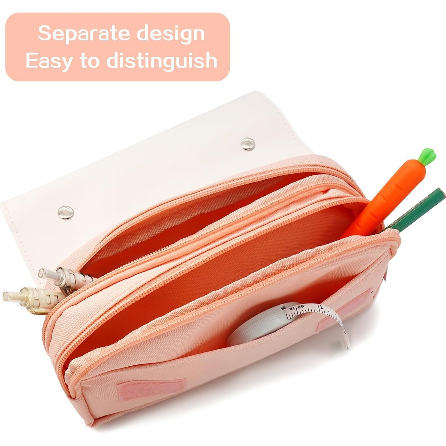 Dear Style Pencil Pouch Big Pencil Case Zipper