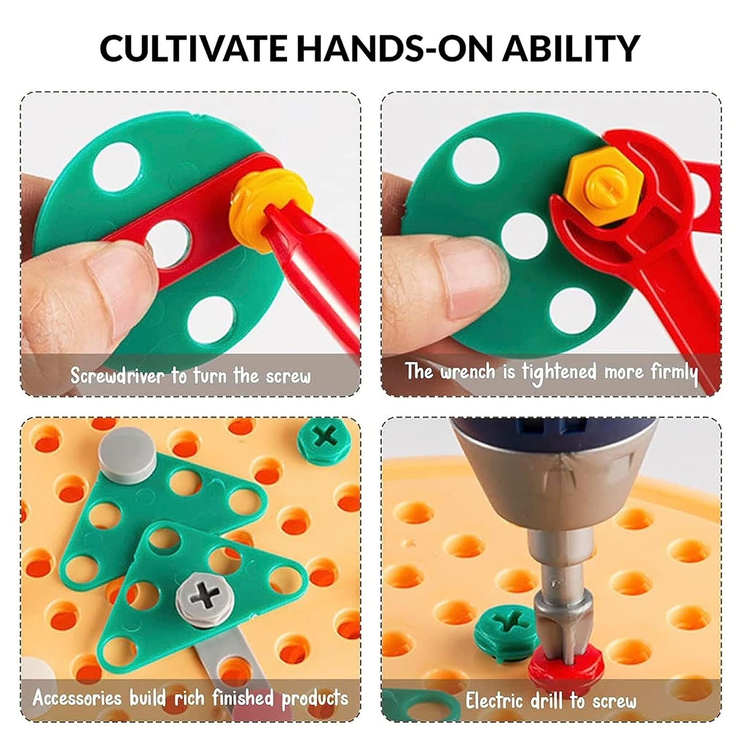 Creative Screw Puzzle Suitcase Toy Set For Kids