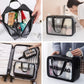 Pvc Cosmetic Pouch Make Up Wash Bag Set Of 3