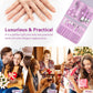 16 In 1 Stainless Steel Manicure Set – Purple