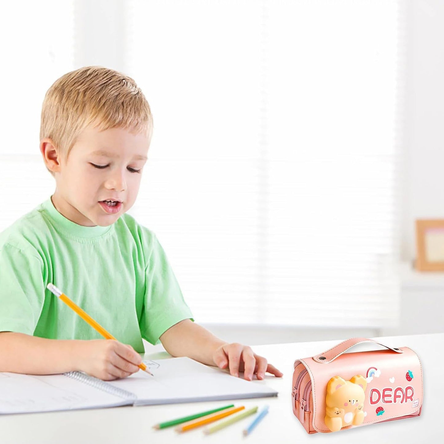 Dear Style Pencil Pouch Big Pencil Case Zipper