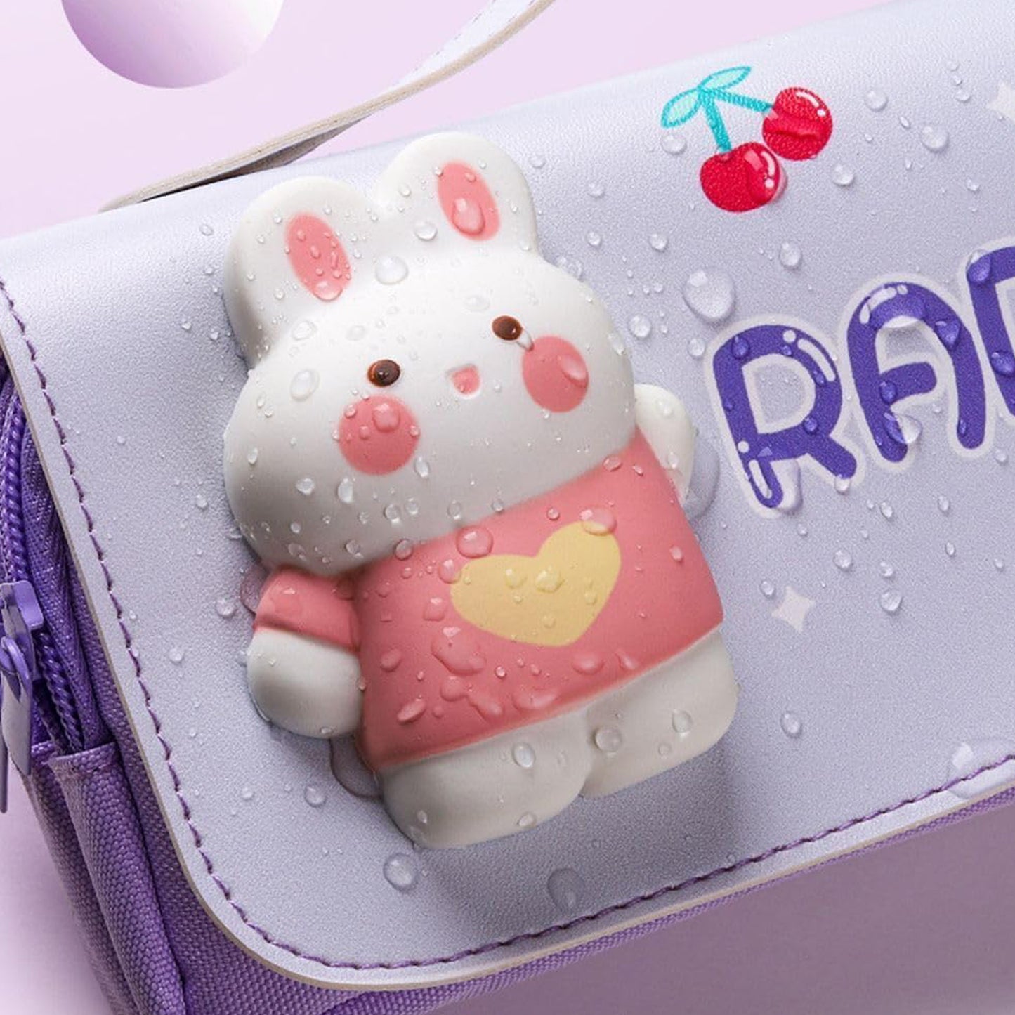 Rabbit Style Pencil Pouch Big Pencil Case Zipper