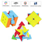 2x2 3x3 & Pyraminx Triangle Magic Cube Combo Set