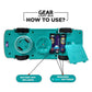 Transparent Gear 3D Rotating Bus Toy For Kids