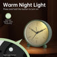 Twin Bell Table Clock With Night Back Light (Green)