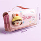 Flower Style Pencil Pouch Big Pencil Case Zipper