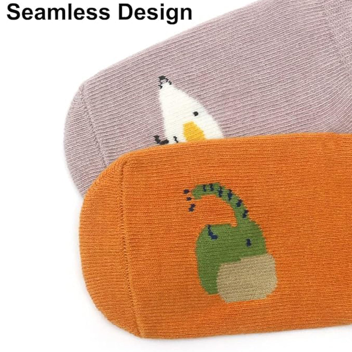 Non-Skid Toddler Socks For Boys & Girls (1-3 Years)