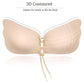 Strapless Sticky Push-Up Invisible Backless Stick-On Bra For Women