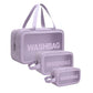 Pvc Cosmetic Pouch Make Up Wash Bag Set Of 3