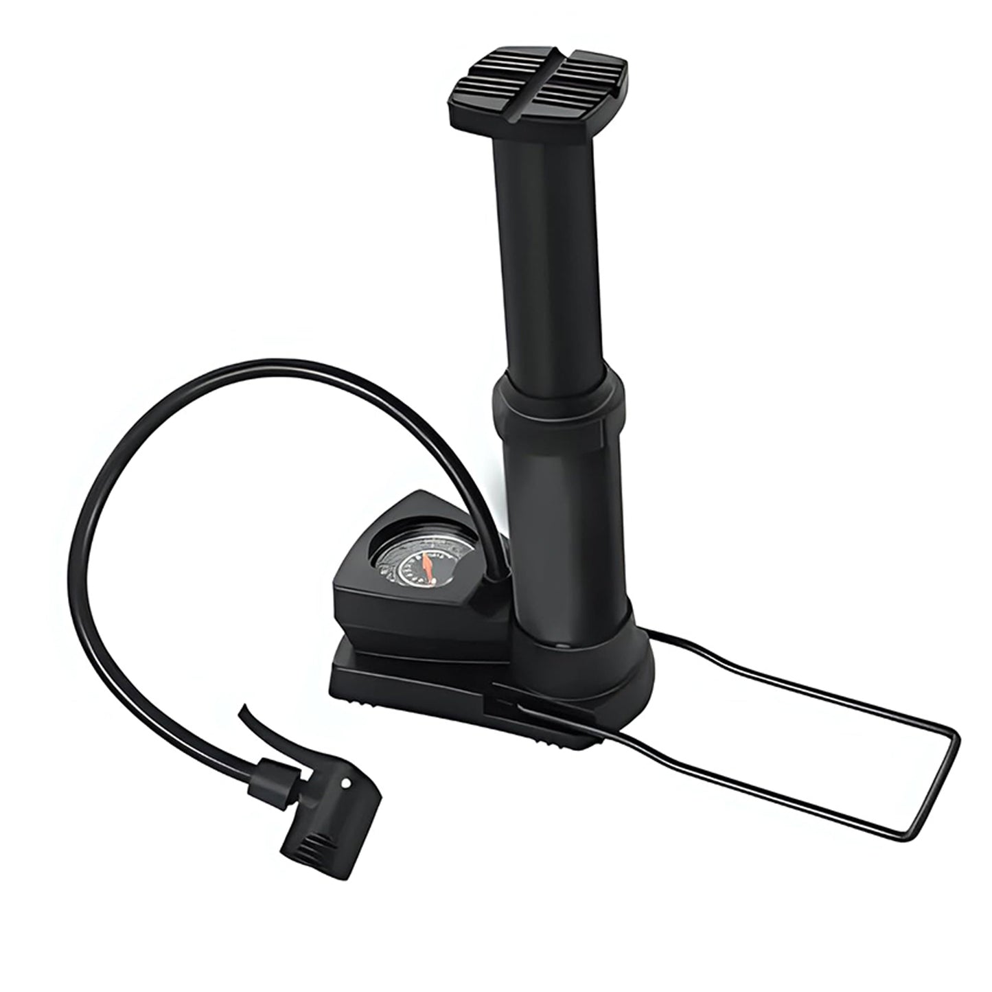 Portable Foot Air Pump With Pressure Gauge