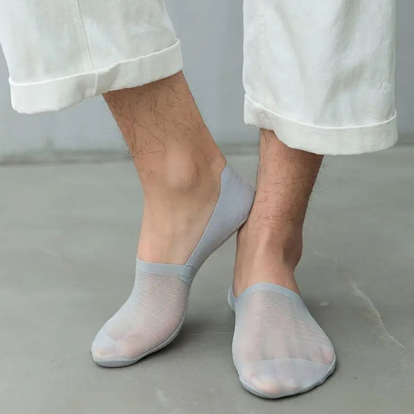 Men’s Ultra-Thin Breathable Ankle Socks (5 Pair)