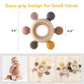 Wooden & Silicone Baby Teether BPA Free