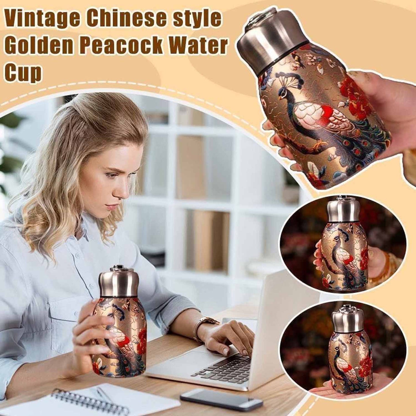 Mini Vacuum Insulated Bottle – Printed Design