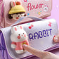 Rabbit Style Pencil Pouch Big Pencil Case Zipper