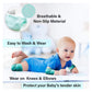 Non Slip Anti Skid Grip Cotton Socks For Crawling Knee Pad (5 Pair)
