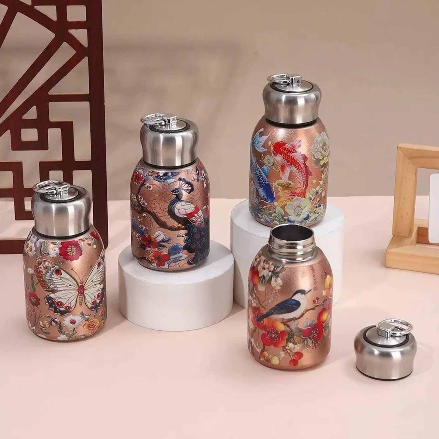 Mini Vacuum Insulated Bottle – Printed Design