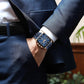 Reward Square Blue & Rose Gold Luxury Luminous Square Quartz Watch