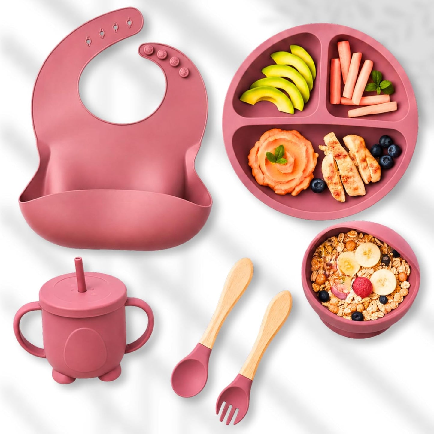 Silicone Baby Feeding Set 6 Pcs – Weaning Kit