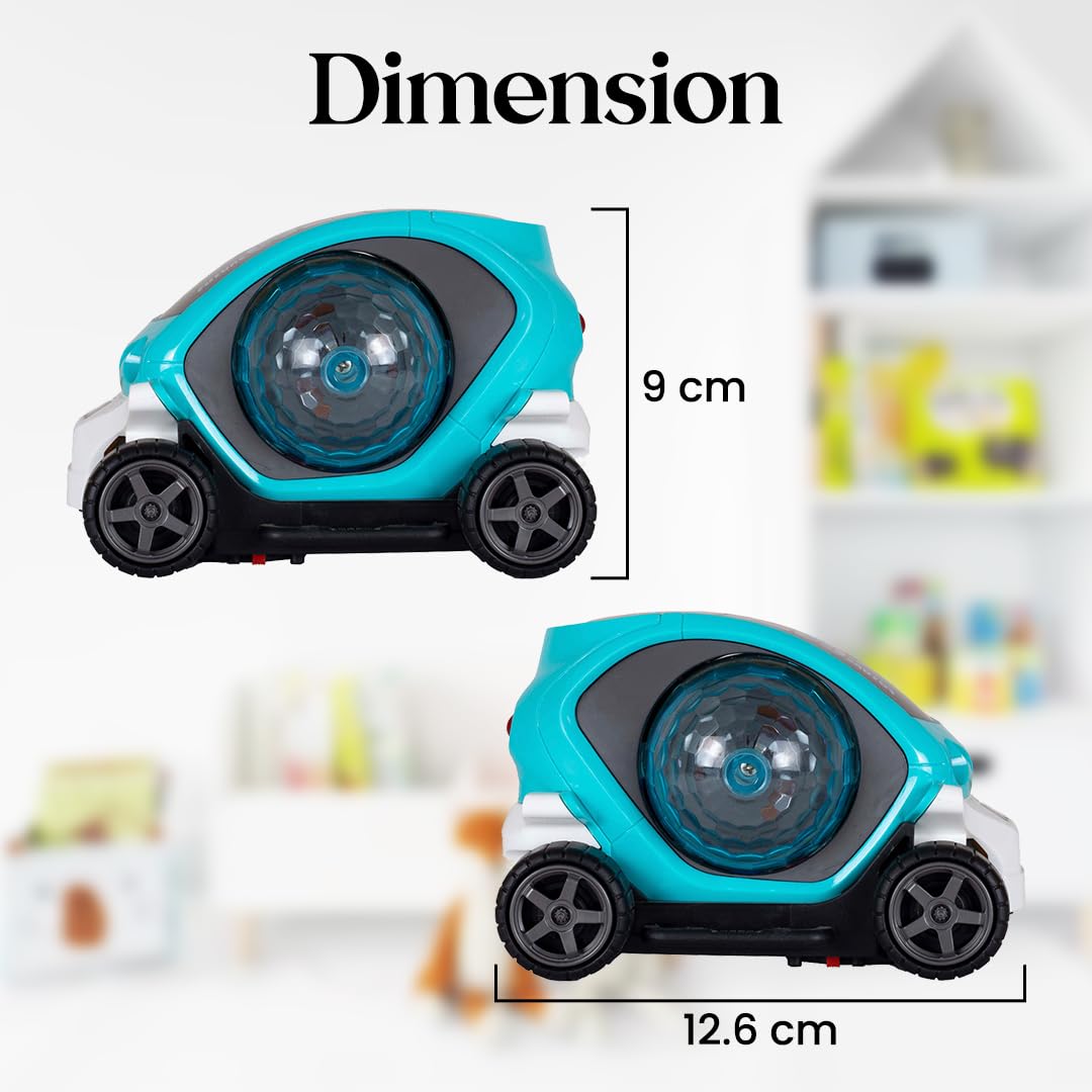 360° Stunt Car With Music & Lights – Bump & Go Toy