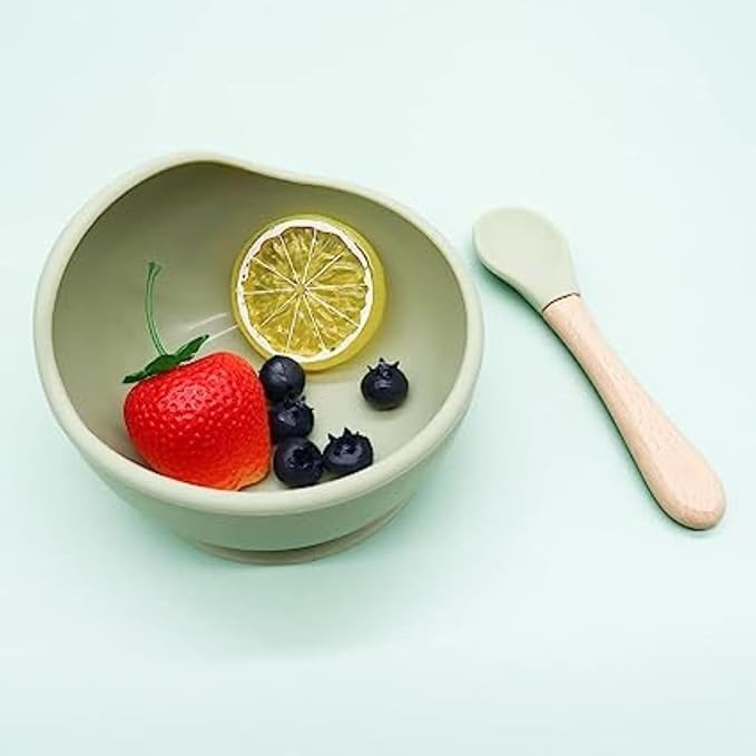 Silicone Baby Bowl & Spoon Set