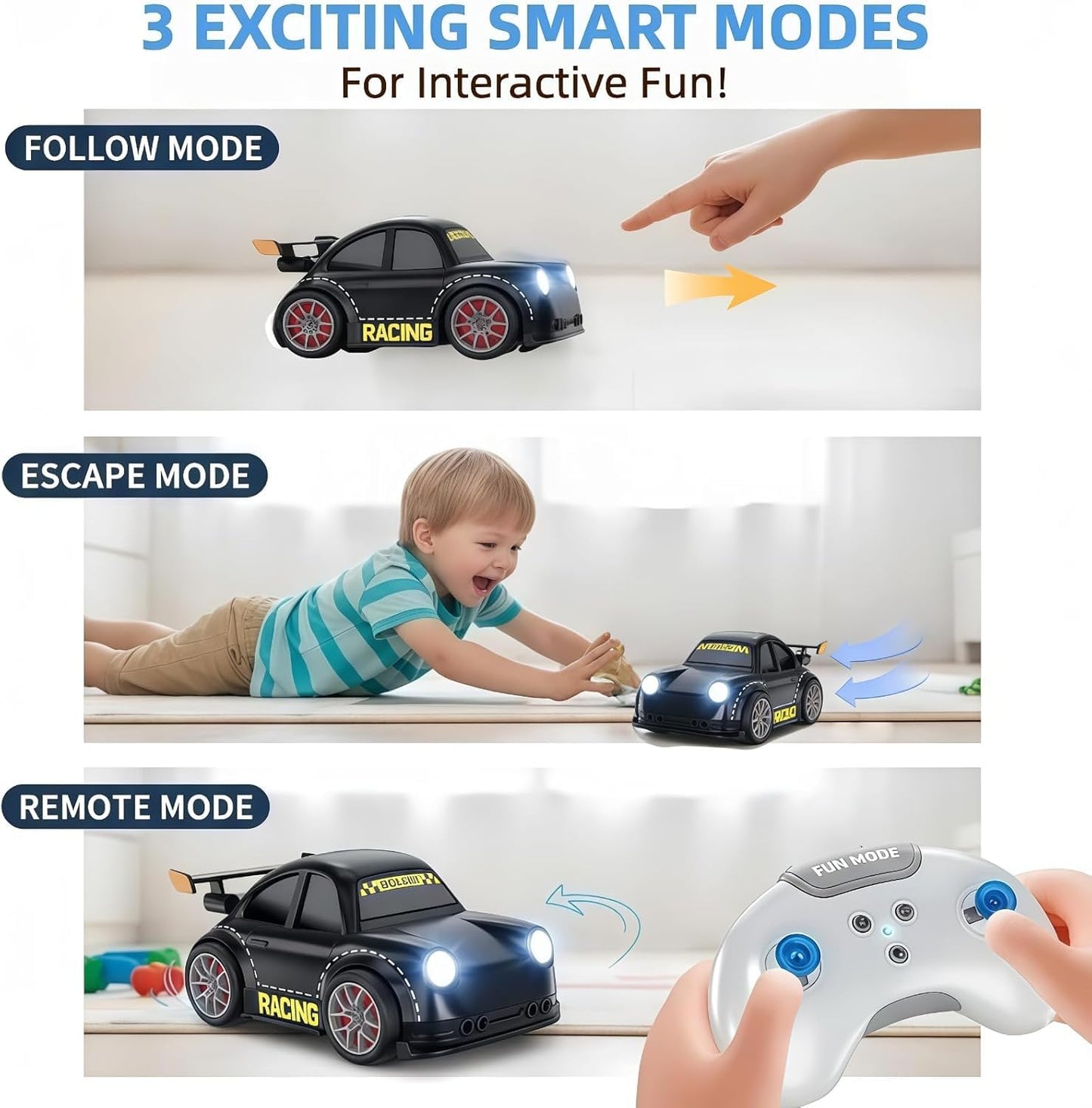 Mini RC Intelligent Sensor Stunt Car