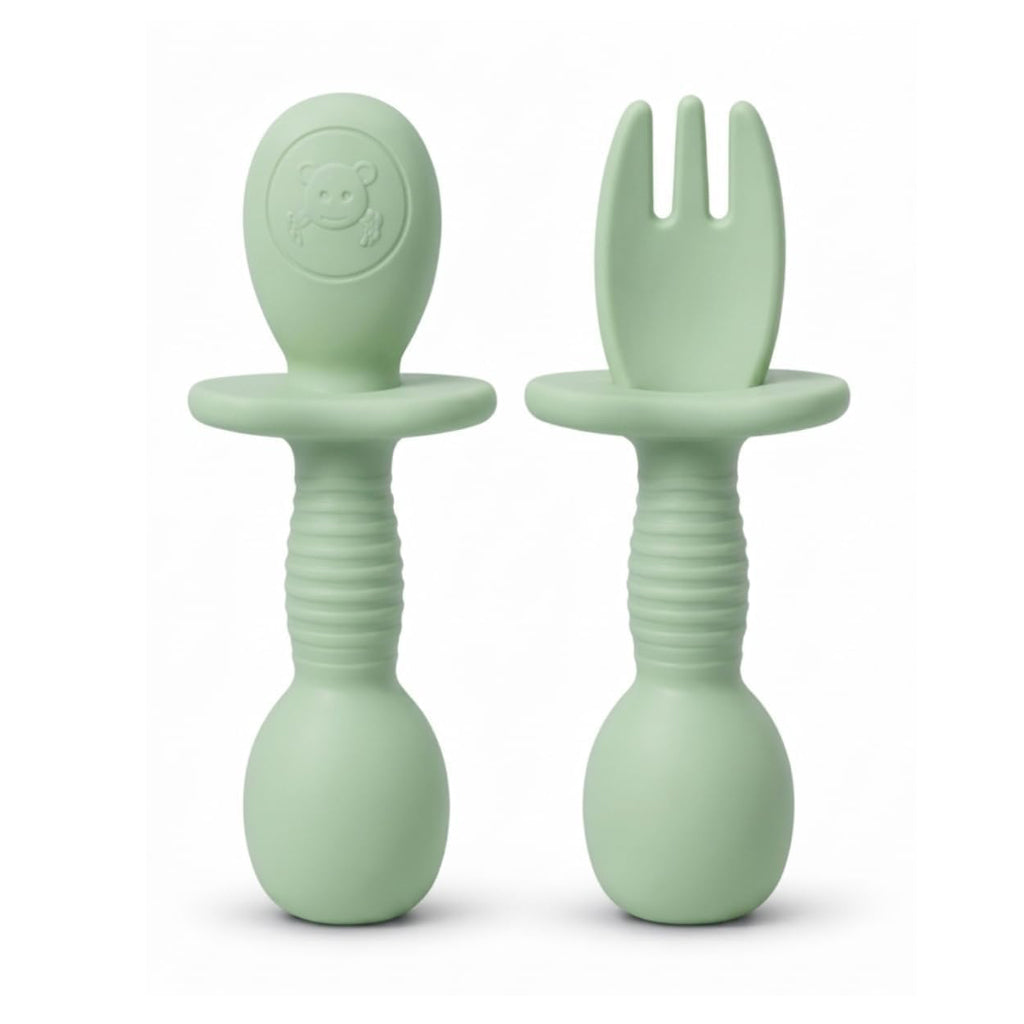 Baby Silicone Spoon & Fork Set