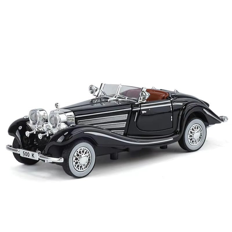 Mercedes-Benz 500K Diecast Pull-Back Toy Car