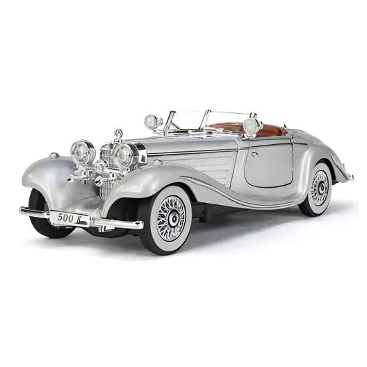 Mercedes-Benz 500K Diecast Pull-Back Toy Car
