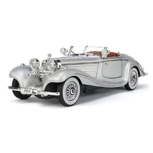Mercedes-Benz 500K Diecast Pull-Back Toy Car