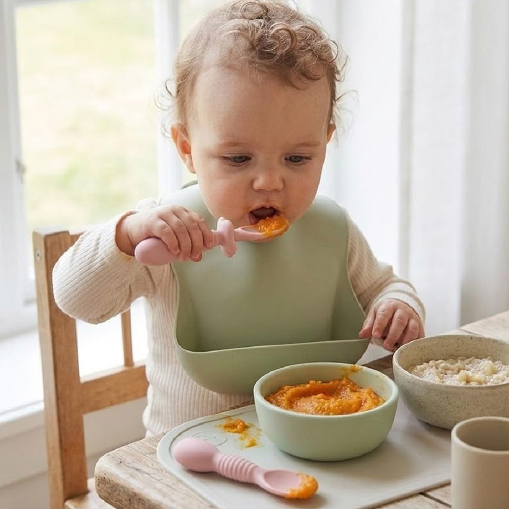 Baby Silicone Spoon & Fork Set