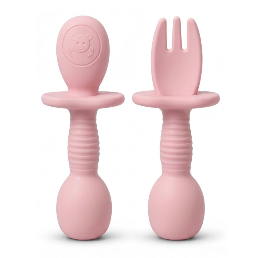Baby Silicone Spoon & Fork Set