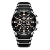 Reward VIP Luxury Chronograph Men’s Quartz Watch – Black Dial Edition