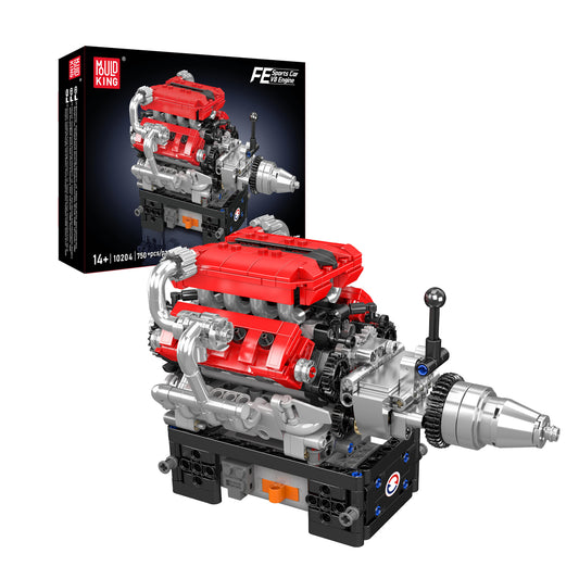 Mould King 10204 Italian V8 Engine Building Set