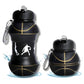 Basketball Design Foldable Silicone Water Bottle