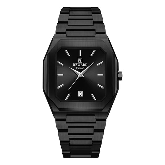 Reward Prime Men's Analog Quartz Watch – Black