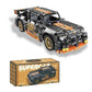 Orange Mustang 1:18 Scale Racing Pull-Back SuperCar Buliding Blocks Set