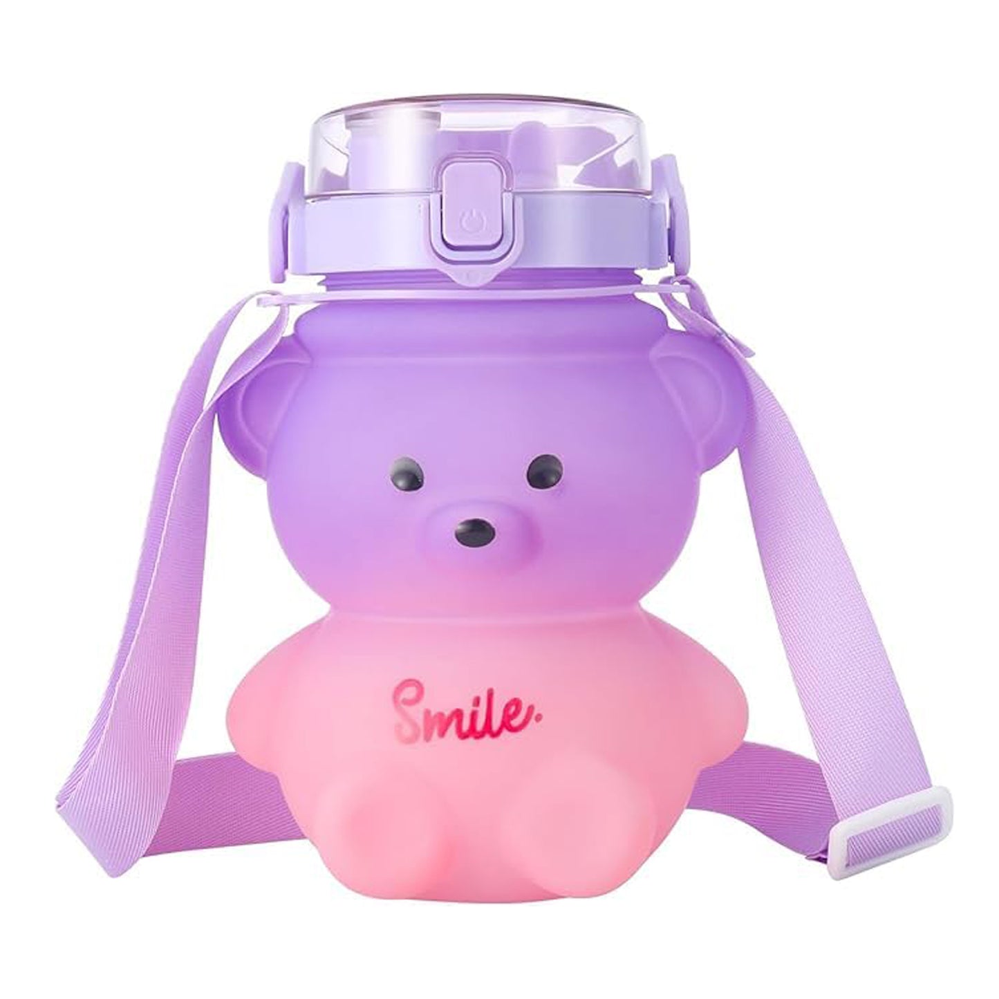 Cute Bear Straw Bottle 1000ml