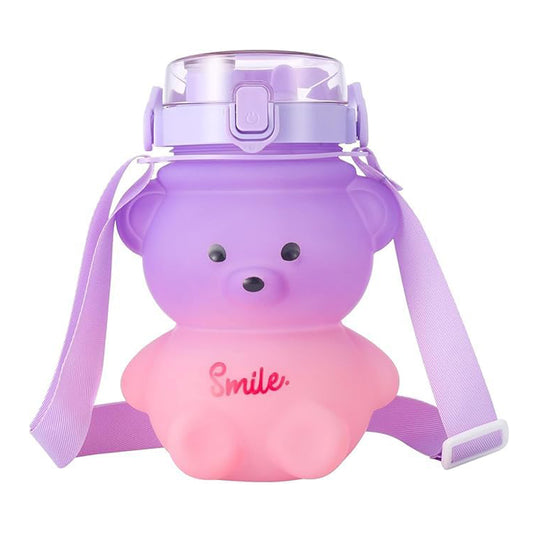 Cute Bear Straw Bottle 1000ml