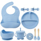 9Pcs Silicone Baby Feeding Set