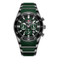 Reward VIP Luxury Chronograph Men’s Quartz Watch – Green Dial Edition