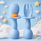 Baby Silicone Spoon & Fork Set