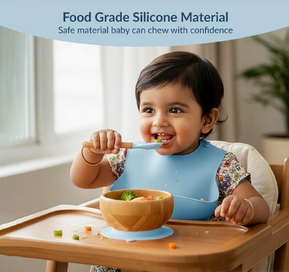 9Pcs Silicone Baby Feeding Set