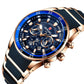 Reward VIP Luxury Chronograph Men’s Quartz Watch – Blue Dial Edition