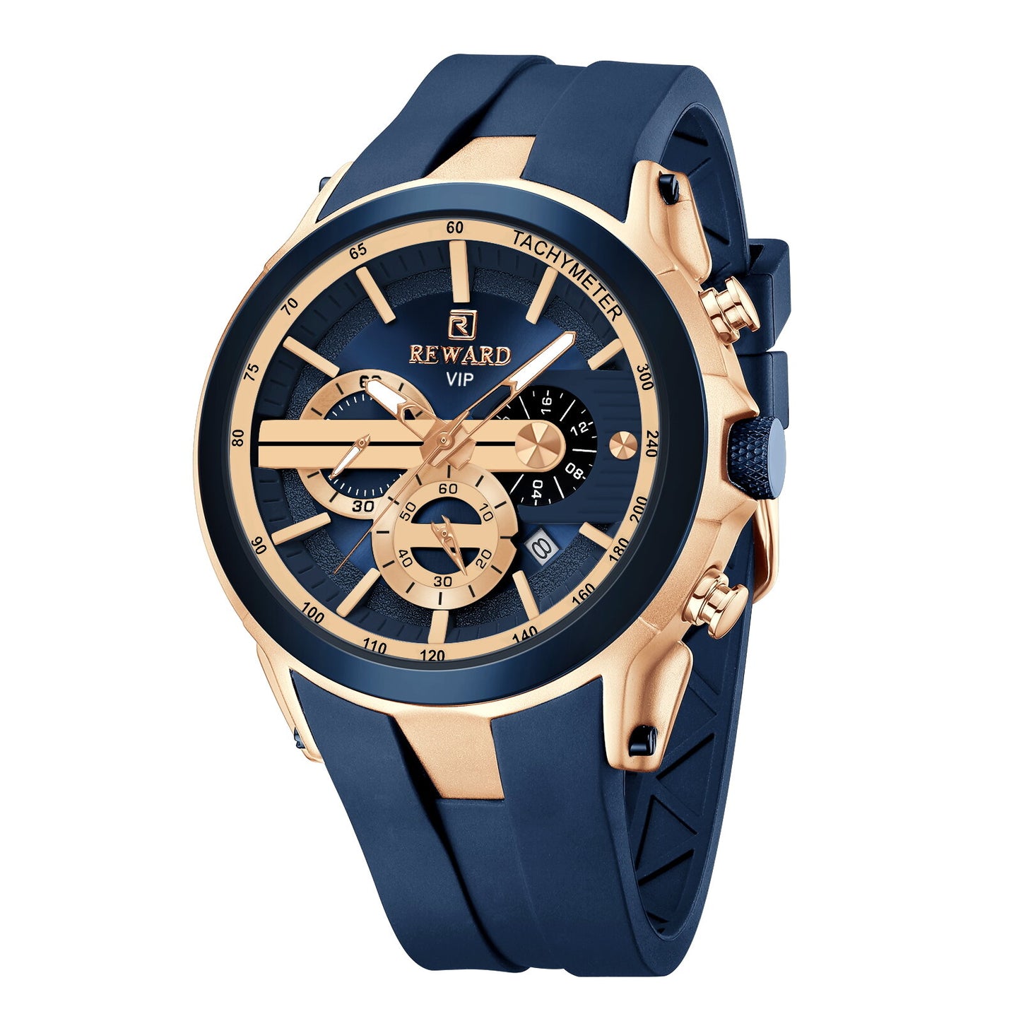 Reward VIP Chronograph Men’s Quartz Watch – Blue Dial Edition