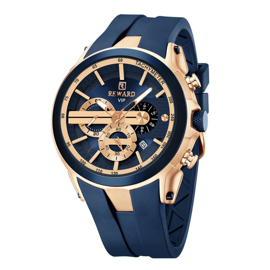 Reward VIP Chronograph Men’s Quartz Watch – Blue Dial Edition