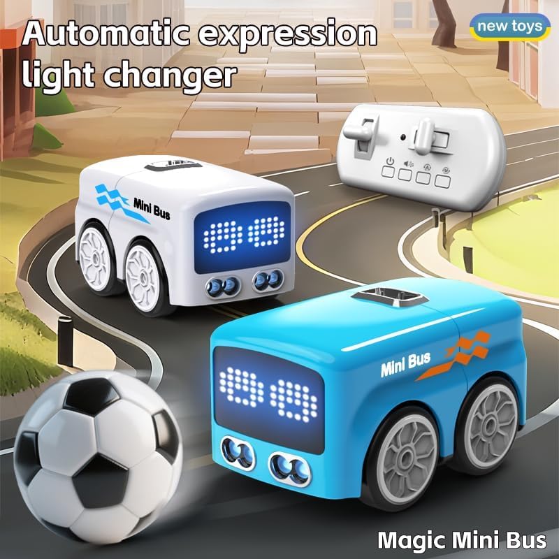 Magic Follow Line Smart Mini Bus Toy