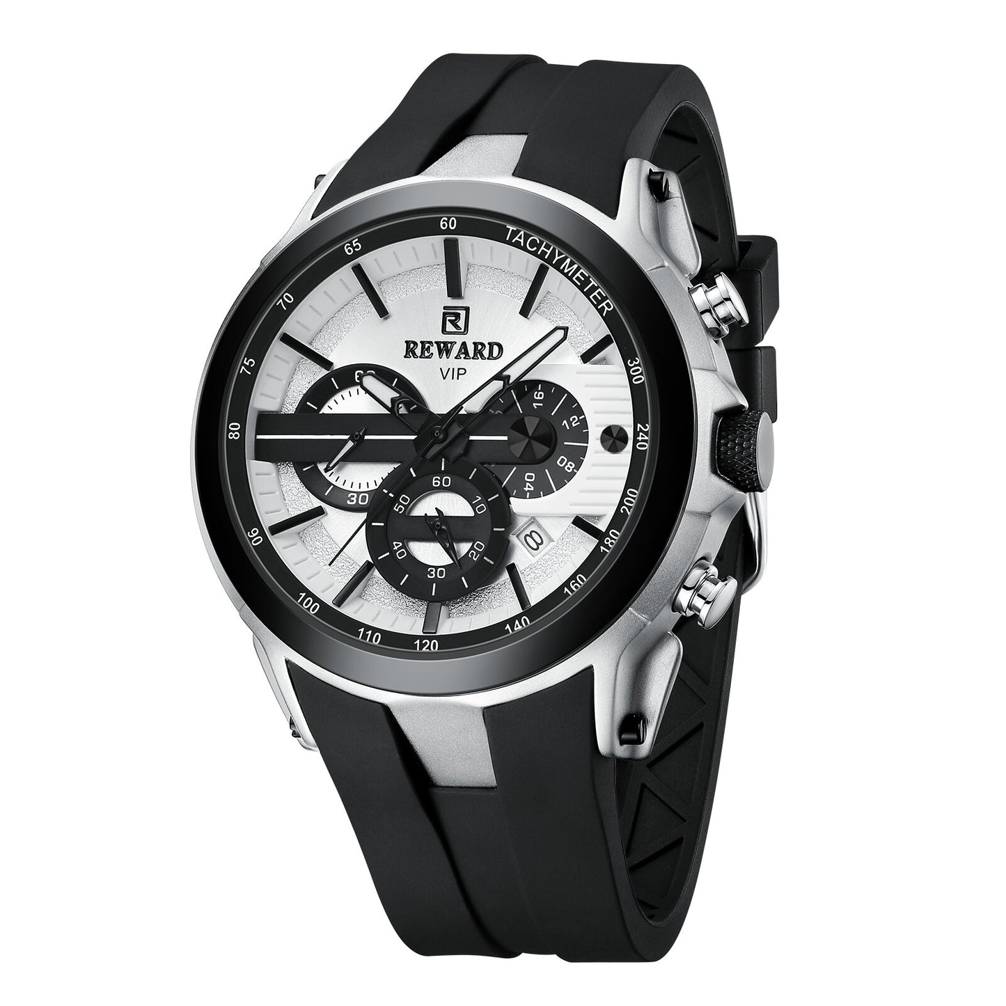 Reward VIP Chronograph Men’s Quartz Watch – White Dial Edition