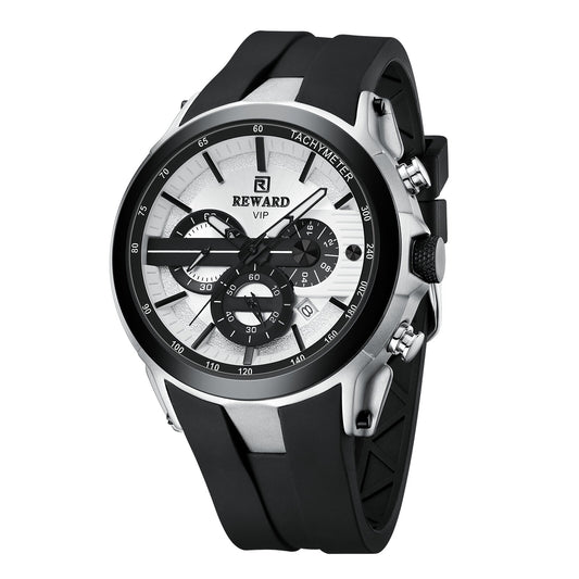 Reward VIP Chronograph Men’s Quartz Watch – White Dial Edition