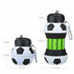 Football Design Foldable Sports Water Bottle